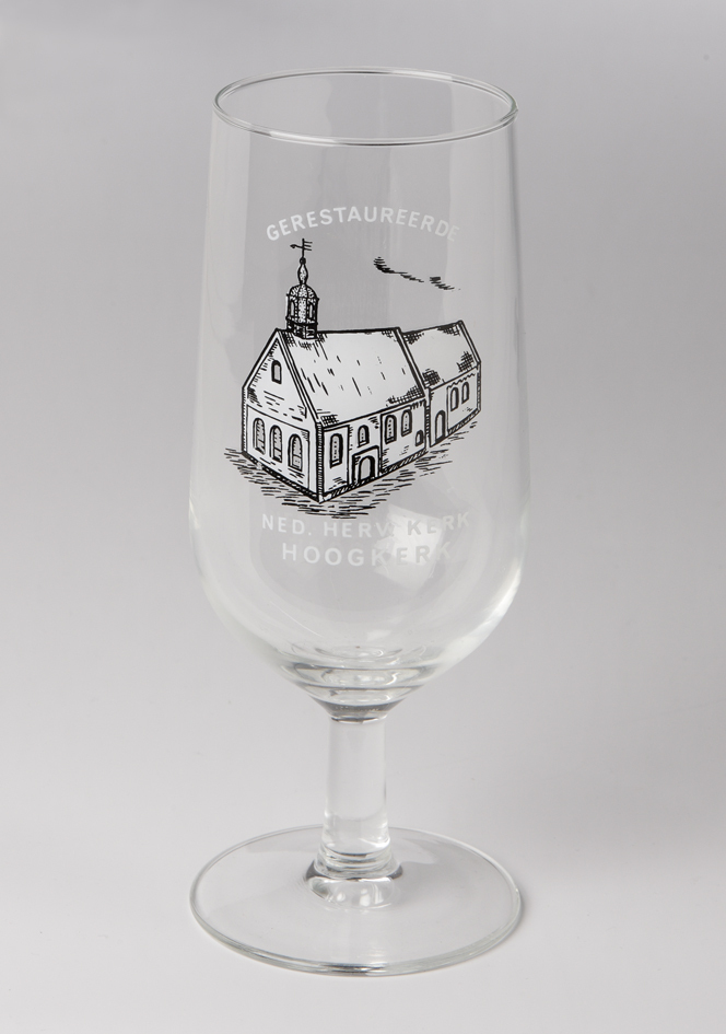 Bierglas Gerestaureerde Nederlands Hervormde Kerk Hoogkerk